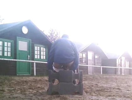 Dildo in the Riding Arena
