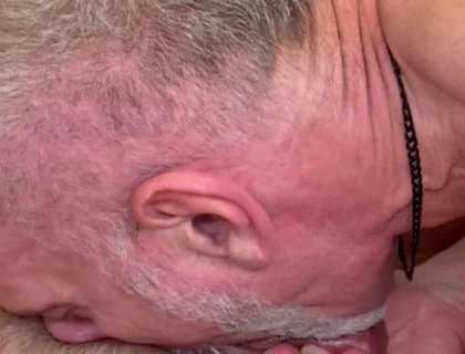 Close-up - Bottom Cares for Cock