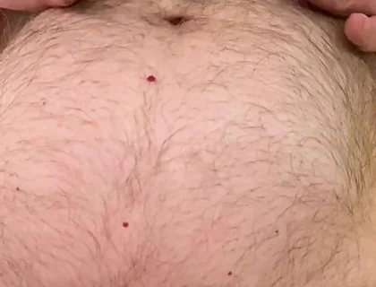 Coach Karl Rubs His Furry Belly for You 6940