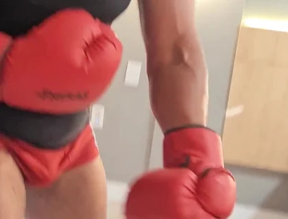 (raw Video) Black Titan - POV Heavyweight Boxing Challenge