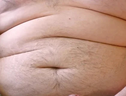 Fat Hairy Chub Masturbating Out Publicly on Cam