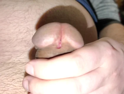 Real Close-up of a Mushroom Dick