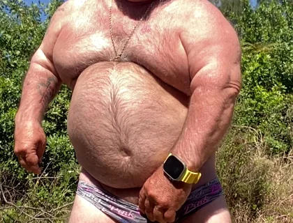 Mark Fletcher Wet Piss Soaked Panties Cumming in the Woods Aging