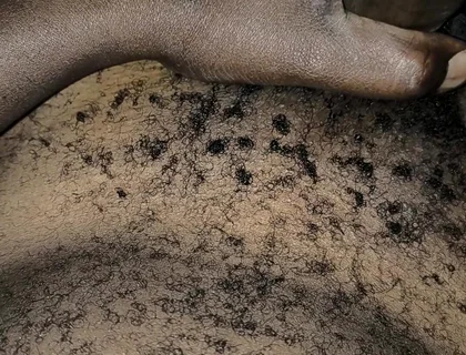 Late Night Horny Hairy African Male Stroking Dick and Releases Loads of Cum After the Lady Didn't Show up for Sex