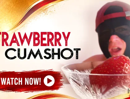 Gloryhole Squirts a Stepdaddy on Strawberries