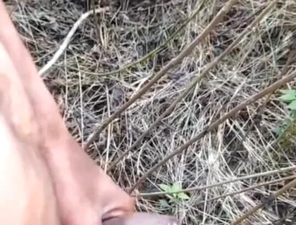 Outdoor Cumshot Complaition in Jungle