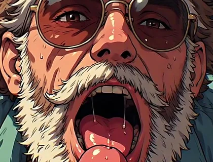 Hunks Sucking in Aviators Art