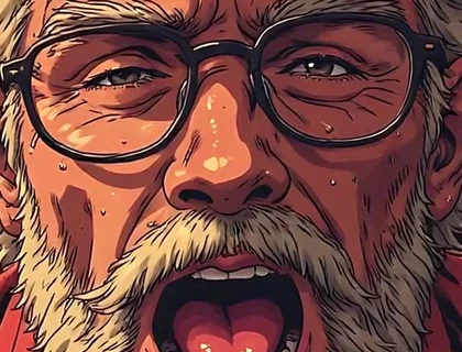 Erotic Orgasm Face Art