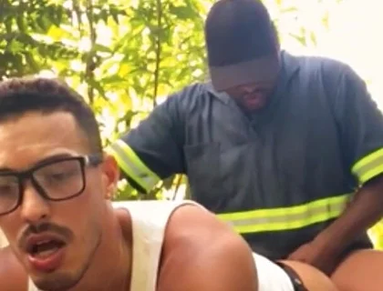 Workers Eating Colleague's Ass and Cumming in His Mouth