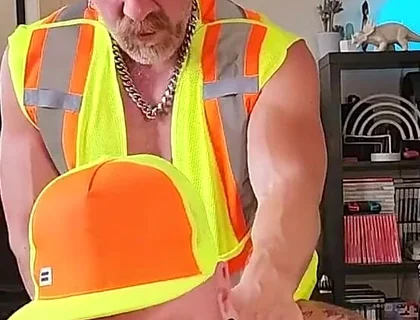 Construction Worker Coffee Break Gangbang