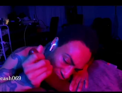 Giving Sloppy Blowjob to My Toy