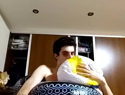 Watch Me Blowing up Inflatables and Playing with Them Until I Cum on Stream