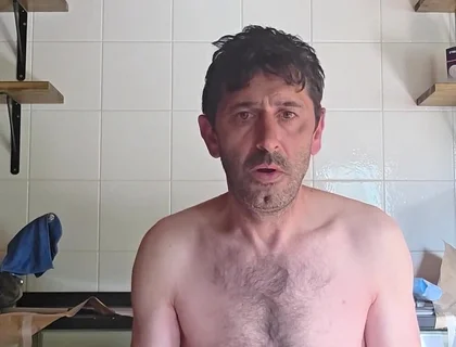 Straight Guy with Huge Cock Jerks off in the Cabin