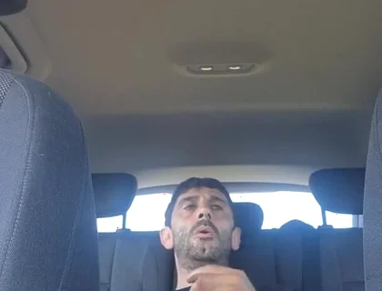 Mature Men Masturbating Naked in the Car
