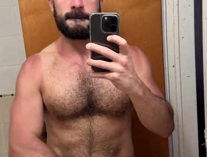 I Always Come Home Horny From Training and I Like to Touch My Dick in the Mirror
