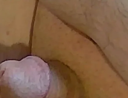Mature Shaved Cock Jerking and Cumming