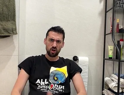 Hot Stepdaddy Jerking off Like Crazy in Public Bathroom