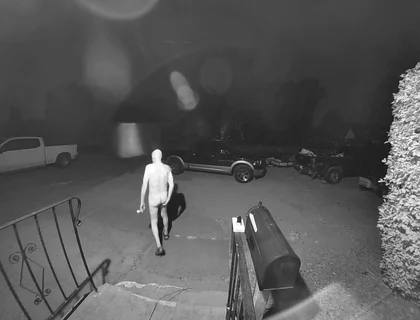 Solo Dildo Play in Front Yard - Exposed for All to See
