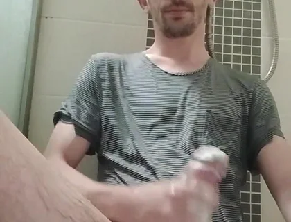 Handjob in the Shower