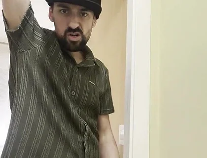 Hot Stepdaddy Jerking off Finishes with Thick Cumshot