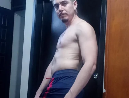 Handsome Stud Flexing and Stripping