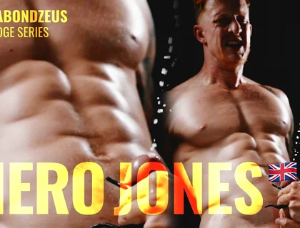 British Ginger Hunk Nero Jones Edged and Shoot Huge Load of Cum