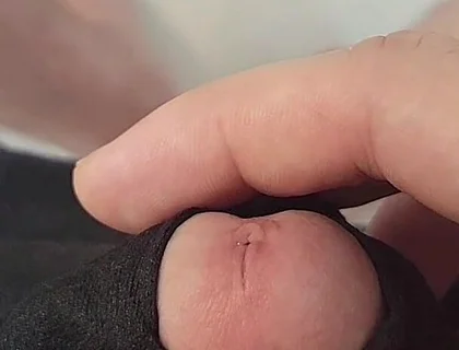 Up Close Cock Pee Hole Squirting Piss, Soaking Boxers, and Cumming