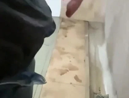Peeping, Peeing, Flashing, Teasing at Public Urinal