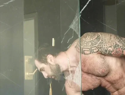 POV I'm Cleaning the Showering Window Because We Had Some Super Hot Shower Sex Beforehand