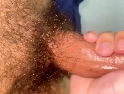Showing off His Cock, Rolling up His Horny Uncut Cock!