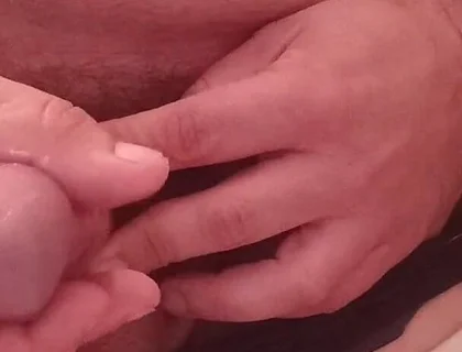 Hairy Guy Peeing in Toilet