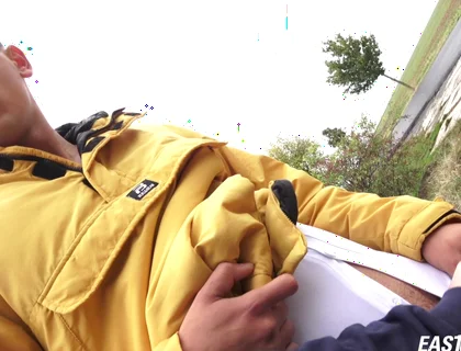 Big Dick Handjob in the Car with Finn Harper