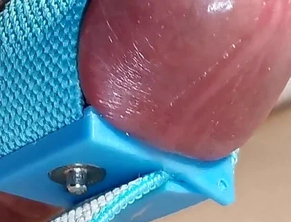 A Powerful Fountain of Hot Sperm After a Long Abstinence!