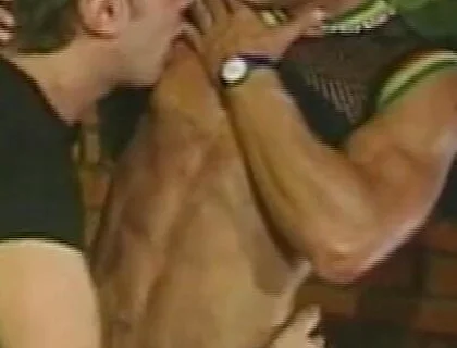 Muscular Hunks Enjoy Raw Bareback Anal Session