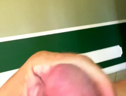 Cumming in the Living Room