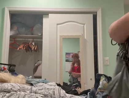 Sissy changing outfits