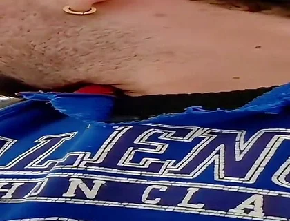 I Got Caught Showing off in the Men's Restroom with a Soft Cock and Almost Got Kicked Out.