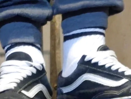 My Vans Skate Shoes and White Socks a Compilation of Videos Where I Play with Them.