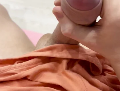 POV Cumming on Underwear