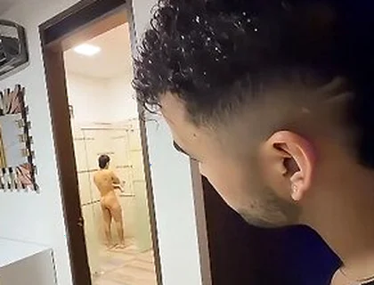 I Surprise My Stepbrother-in-law In The Shower And Fuck Him While My Stepsister Is Not At Home