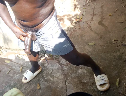 Sneaked; to Shower in My Neighbor's Outdoor Bathroom While I Become Horny