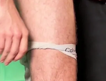 Puppy Play Uncle-nephew Sniffing a Sweaty Cock, Stinky Armpits, and Cum-covered Socks