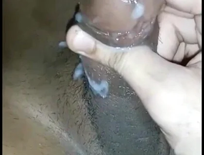 Hairy Stepdaddy Shooting Two Loads
