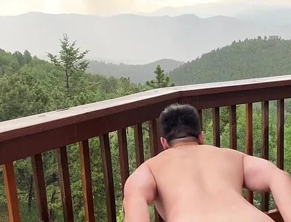 Mountain Storm Stud: Rain-soaked Asian Muscle Sensation