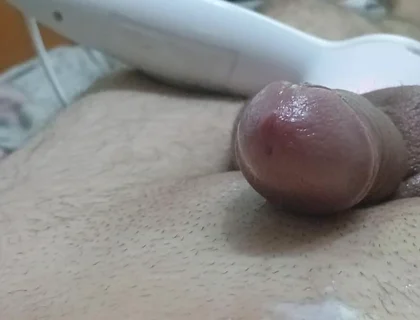 Handjob with a Vibrator