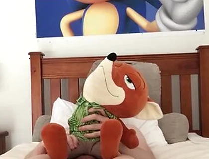 Nick Wilde Plush Gets His Ass Jackhammered And Cummed