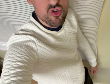 Hot Stepdaddy Showing off Big Cock