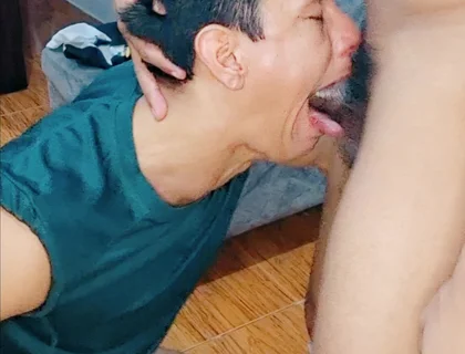 Fucking Her Face, Throat with Milk.