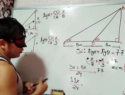 27 Trigonometry Calculate the Height and Area of the Triangle - Sexual Mathematics - Azaghal Soul