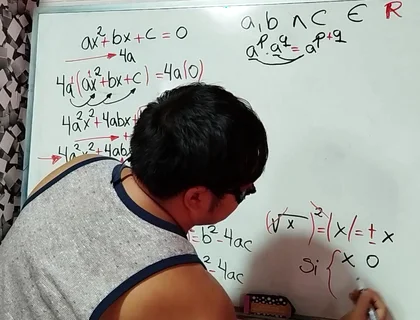 29 Algebra: Sexual Demonstration of the Equation of the Second Degree